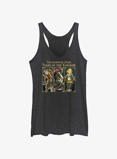 the Legend of Zelda: Tears Kingdom Trio Box Up Girls Tank