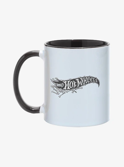 Hot Wheels Bones Flame Logo Mug