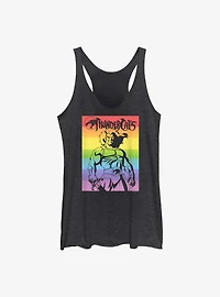 Thundercats Lion-O Rainbow Poster Womens Tank Top