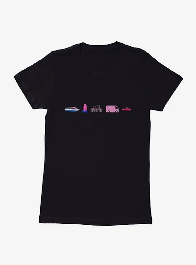 Barbie The Movie Vehicle Playset Womens T-Shirt