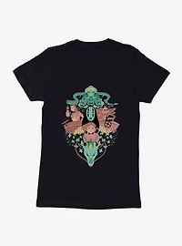 Studio Ghibli Spirited Away Chihiro And No Face Group Crest Womens T-Shirt