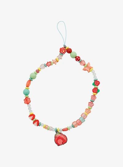 Fruit Frogs Strawberry Frog Beaded Phone Wristlet - BoxLunch Exclusive