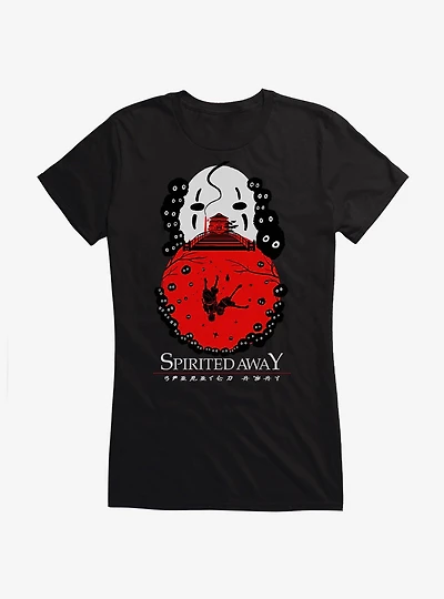 Studio Ghibli Spirited Away Falling Deeper Girls T-Shirt