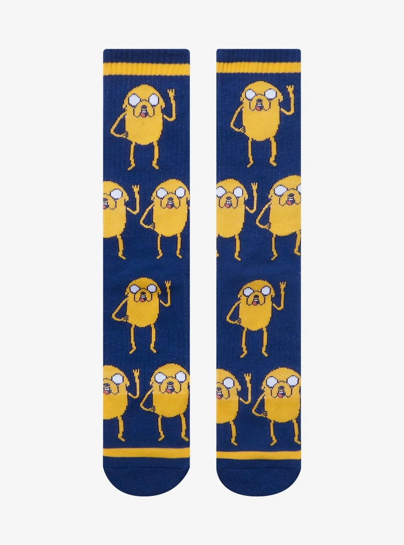Adventure Time Jake the Dog Allover Print Crew Socks