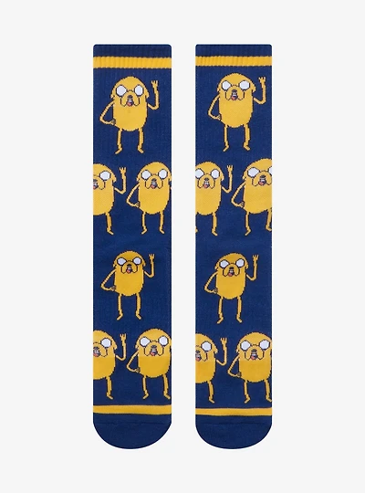 Adventure Time Jake the Dog Allover Print Crew Socks