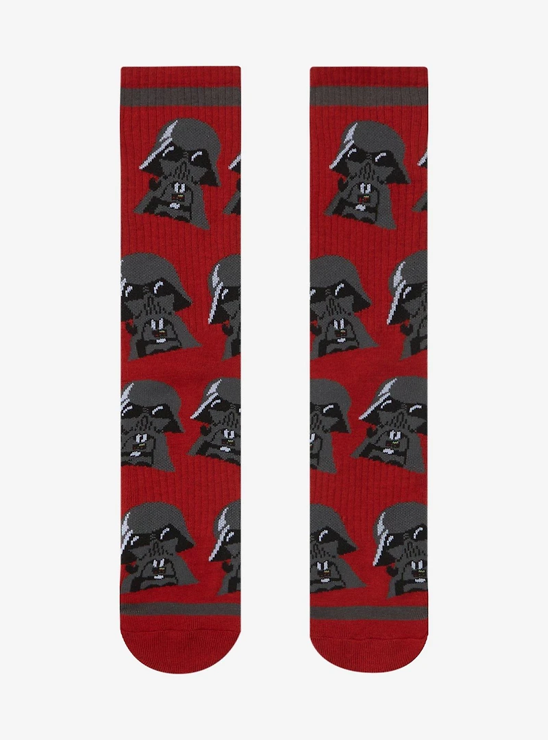Star Wars Darth Vader Allover Print Crew Socks