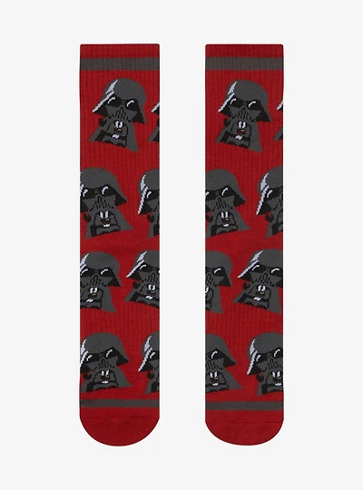 Star Wars Darth Vader Allover Print Crew Socks