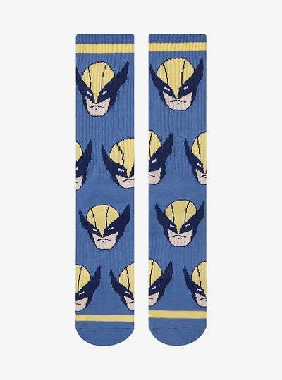 Marvel X-Men Wolverine Allover Print Crew Socks