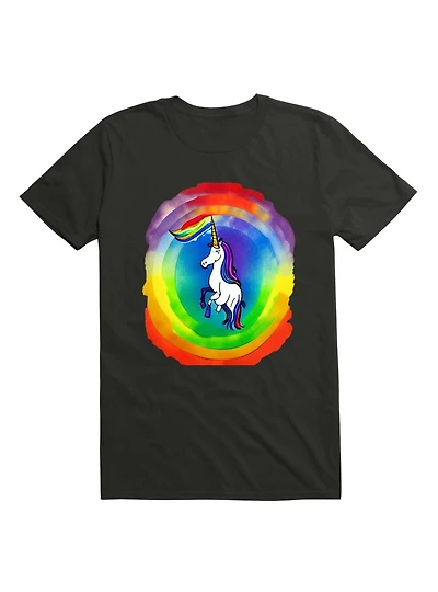 A Rainbow Unicorn In The Style Of Salvador Dali T-Shirt