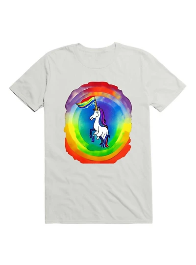 A Rainbow Unicorn The Style Of Salvador Dali T-Shirt