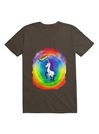 A Rainbow Unicorn In The Style Of Salvador Dali T-Shirt