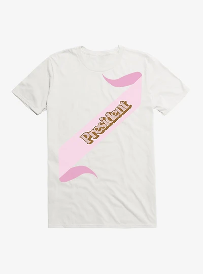 Barbie The Movie President Sash T-Shirt