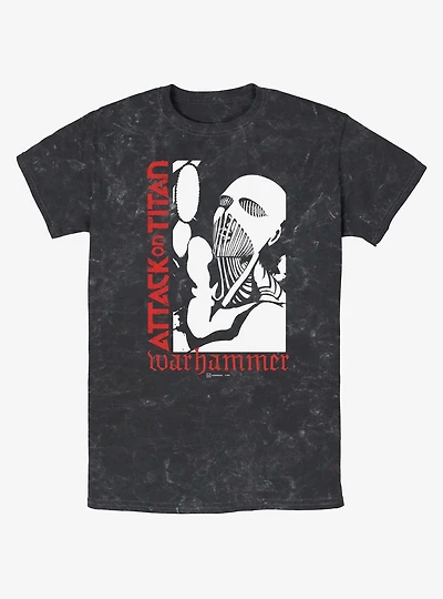 Attack On Titan War Hammer Titan Mineral Wash T-Shirt
