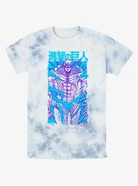 Attack On Titan Armored Titan Overlay Tie-Dye T-Shirt