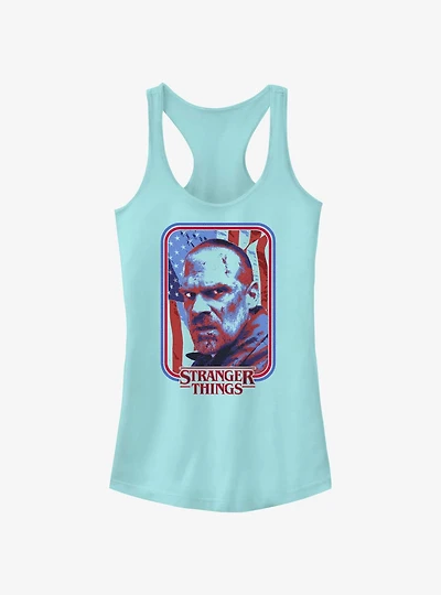 Stranger Things Hopper American In Russia Girls Tank