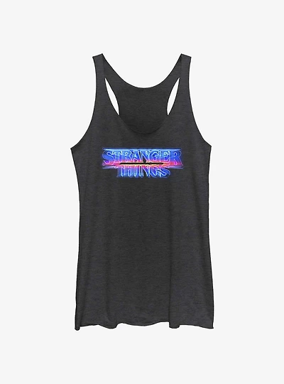 Stranger Things Retro Logo Girls Tank