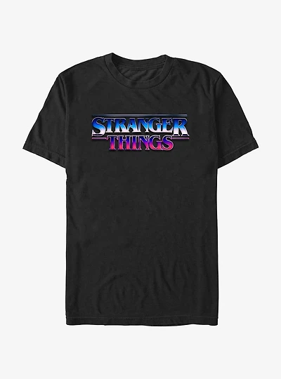 Stranger Things Metallic Logo T-Shirt