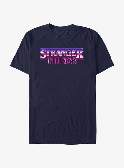 Stranger Things Metallic Logo T-Shirt