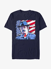 Stranger Things American Pride Hopper T-Shirt