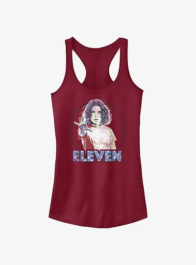 Stranger Things Tonal Eleven Girls Tank
