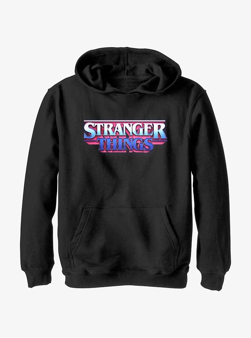 Stranger Things Retro Logo Youth Hoodie