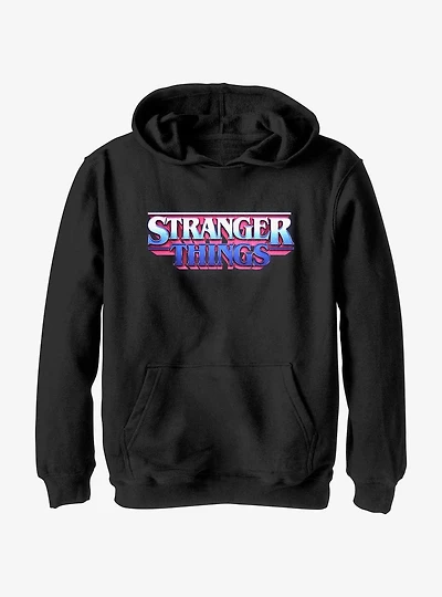 Stranger Things Retro Logo Youth Hoodie