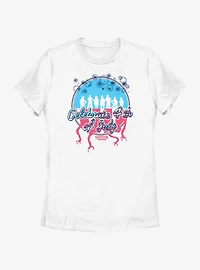 Stranger Things Hawkins Fourth of July Womens T-Shirt
