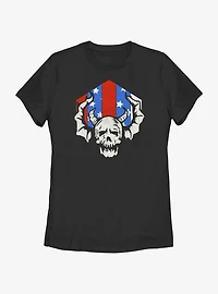 Stranger Things Hellfire Americana Womens T-Shirt