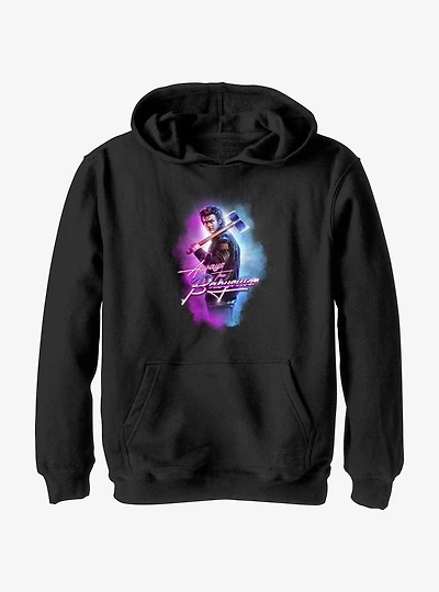 Stranger Things Steve Always The Babysitter Youth Hoodie