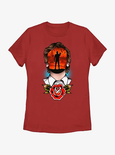 Stranger Things Tattoo Vecna Womens T-Shirt