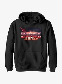 Stranger Things Storm Logo Youth Hoodie
