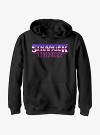 Stranger Things Metallic Logo Youth Hoodie