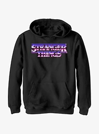 Stranger Things Metallic Logo Youth Hoodie