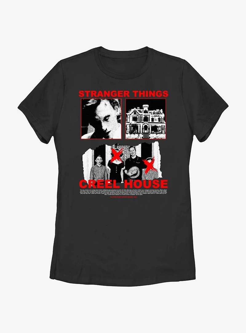 Stranger Things Creel House Womens T-Shirt