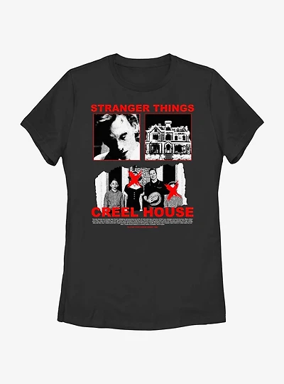 Stranger Things Creel House Womens T-Shirt