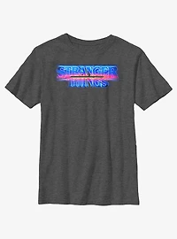 Stranger Things Retro Logo Youth T-Shirt