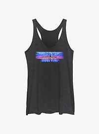 Stranger Things Retro Logo Womens Tank Top