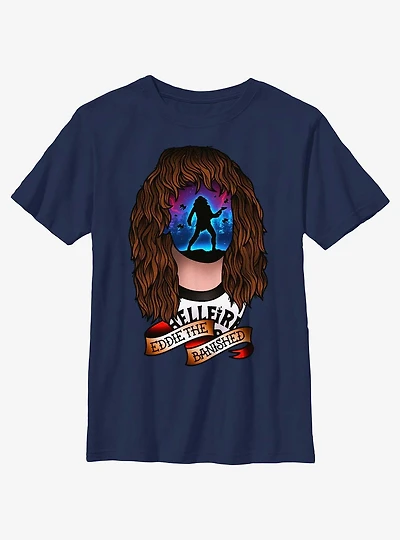 Stranger Things Tattoo Eddie Youth T-Shirt