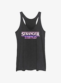 Stranger Things Metallic Logo Womens Tank Top