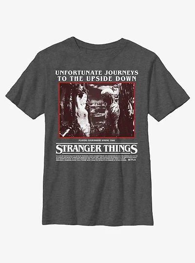 Stranger Things Unfortunate Journey Youth T-Shirt