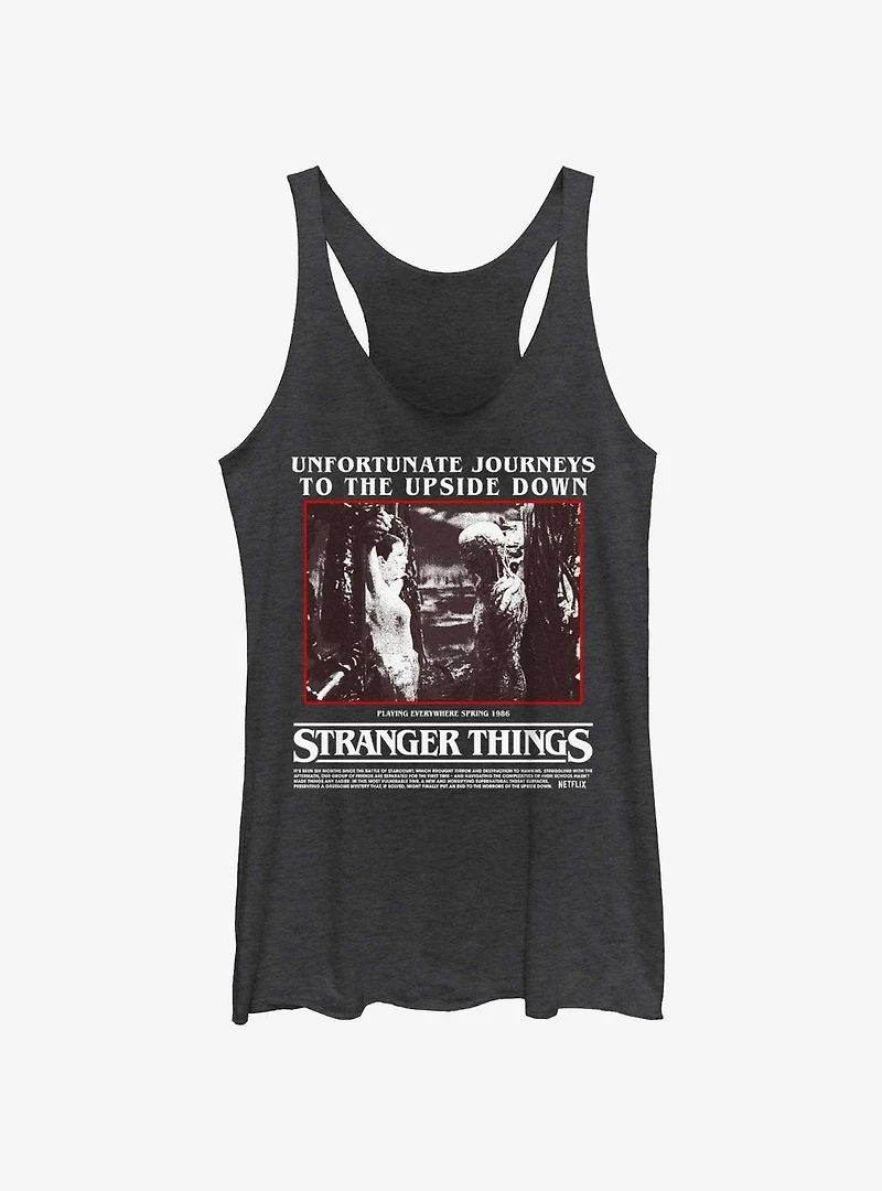 Stranger Things Unfortunate Journey Womens Tank Top