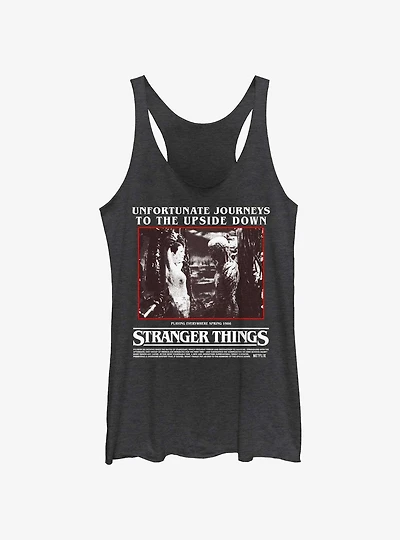Stranger Things Unfortunate Journey Womens Tank Top