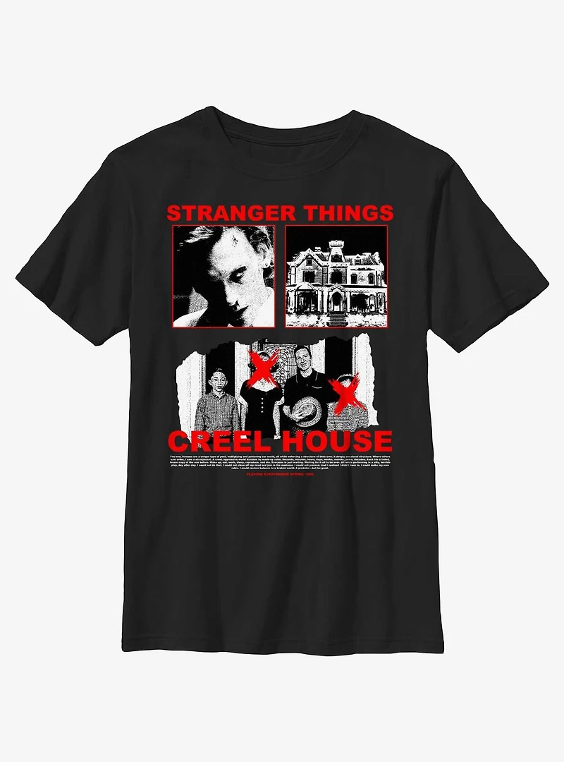 Stranger Things Creel House Youth T-Shirt