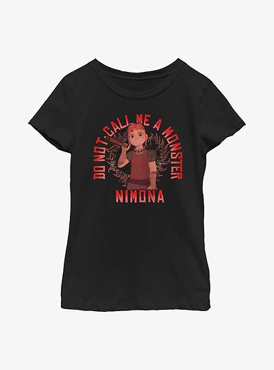 Nimona Not A Monster Youth Girls T-Shirt