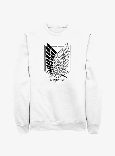 Attack On Titan Scout Regiment Title Logo Sweatshirt
