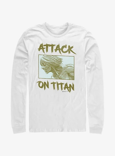 Attack On Titan Female Titan Panel Long-Sleeve T-Shirt