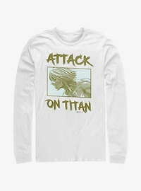 Attack On Titan Female Titan Panel Long-Sleeve T-Shirt