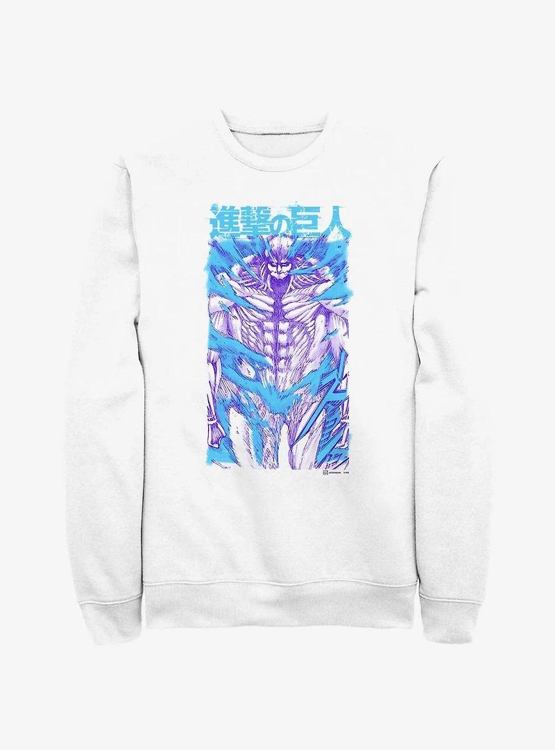 Attack On Titan Armored Titan Overlay Sweatshirt