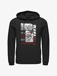 Attack On Titan Eren Yeager Vs Reiner Braun Hoodie