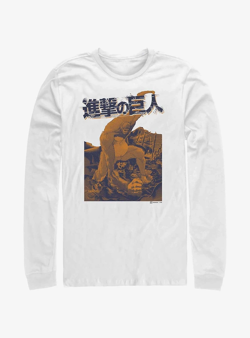 Attack On Titan Beast Titan Long-Sleeve T-Shirt